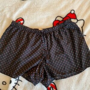 Xhilaration polka dot pajama shorts
